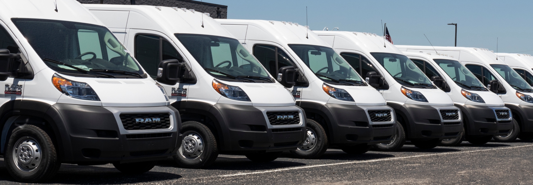 E1 Health, transport vans in the yard
